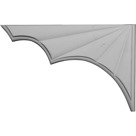 Ekena Millwork 11 1/4"W x 7 1/4"H x 1/2"P Salem Stair Bracket, Left SB11X07SA-L